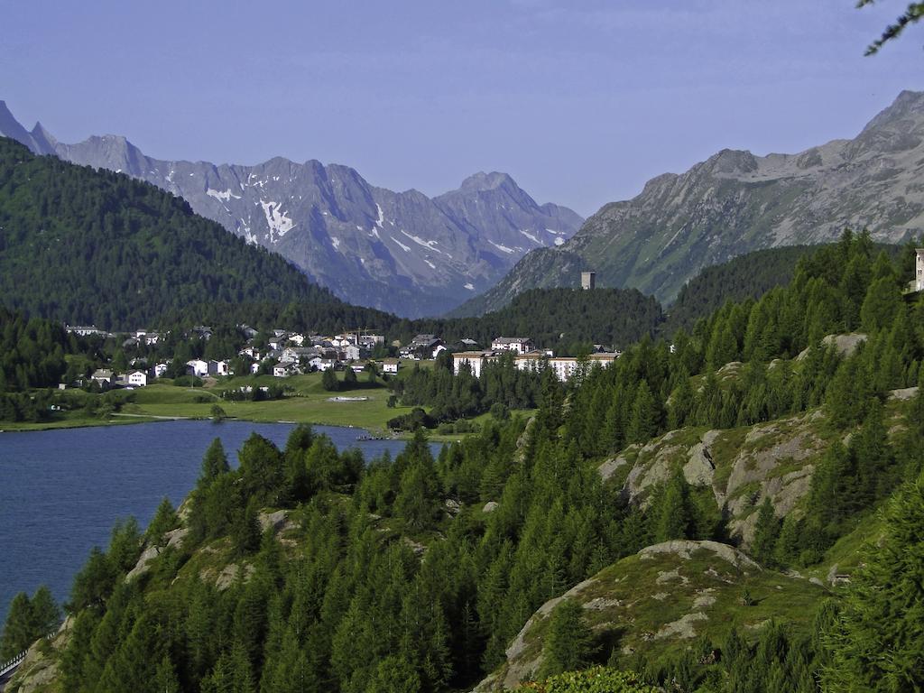 Hotel Poestli Maloja Exterior foto